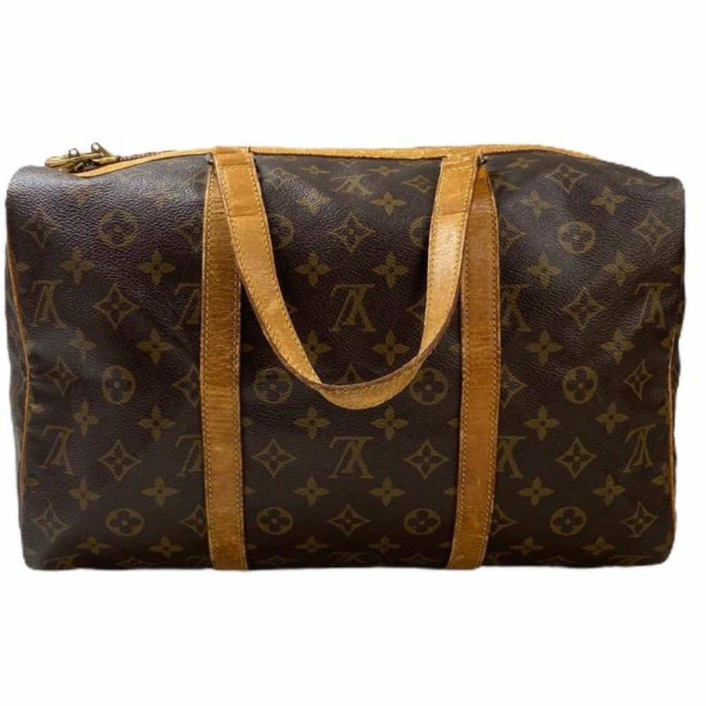 🌻💯Louis Vuitton Travel Bag Brown Leather - Picture 9 of 12